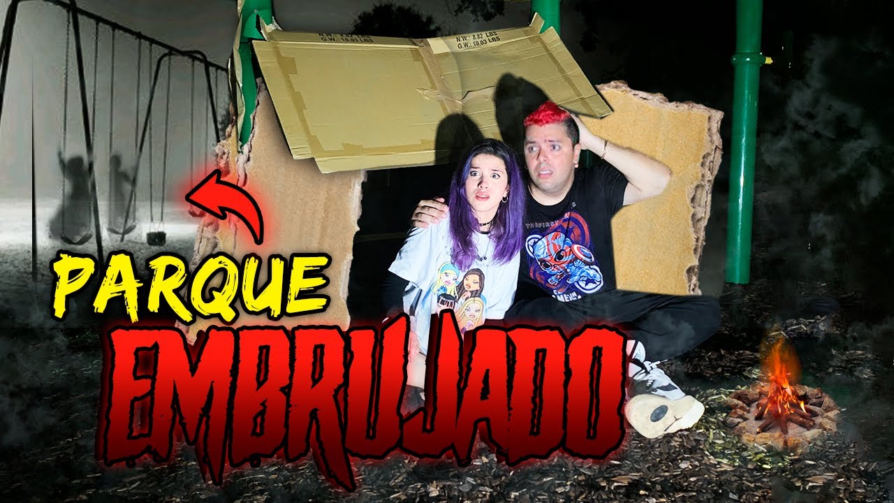 PASO UNA NOCHE EN UN PARQUE EMBRUJADO CON LEYLA STAR *horror* | OSO 🐻
