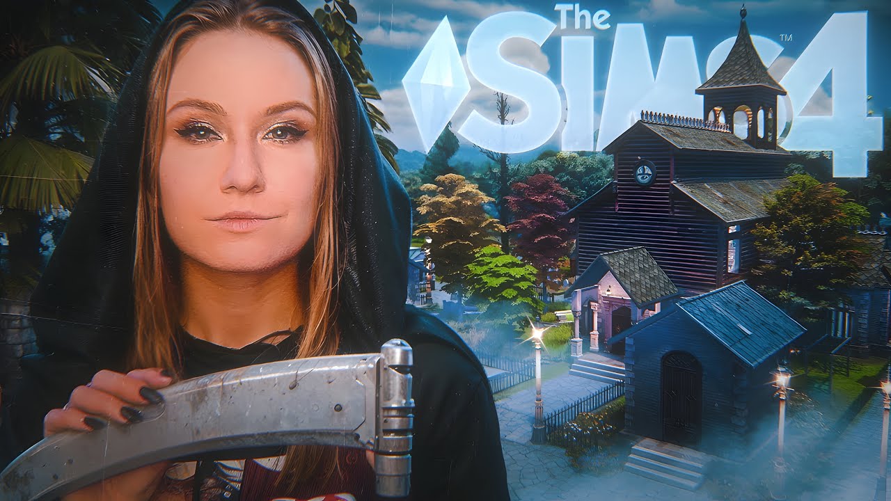 ПЕРВЫЙ РАЗ СТРОЮ КЛАДБИЩЕ С ДОПОЛНЕНИЕМ "ЖИЗНЬ И СМЕРТЬ" в Симс 4! // The Sims 4 Life And Death