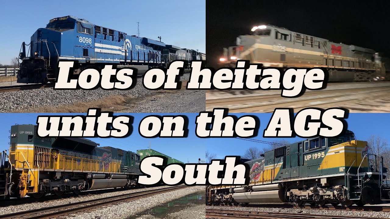 Lots of heritage units on the AGS South
