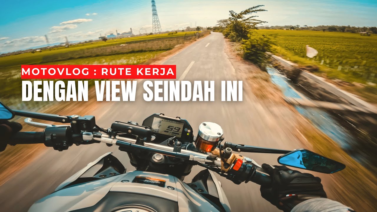 4K Virtual Ride YAMAHA MT-25 | LOMBOK