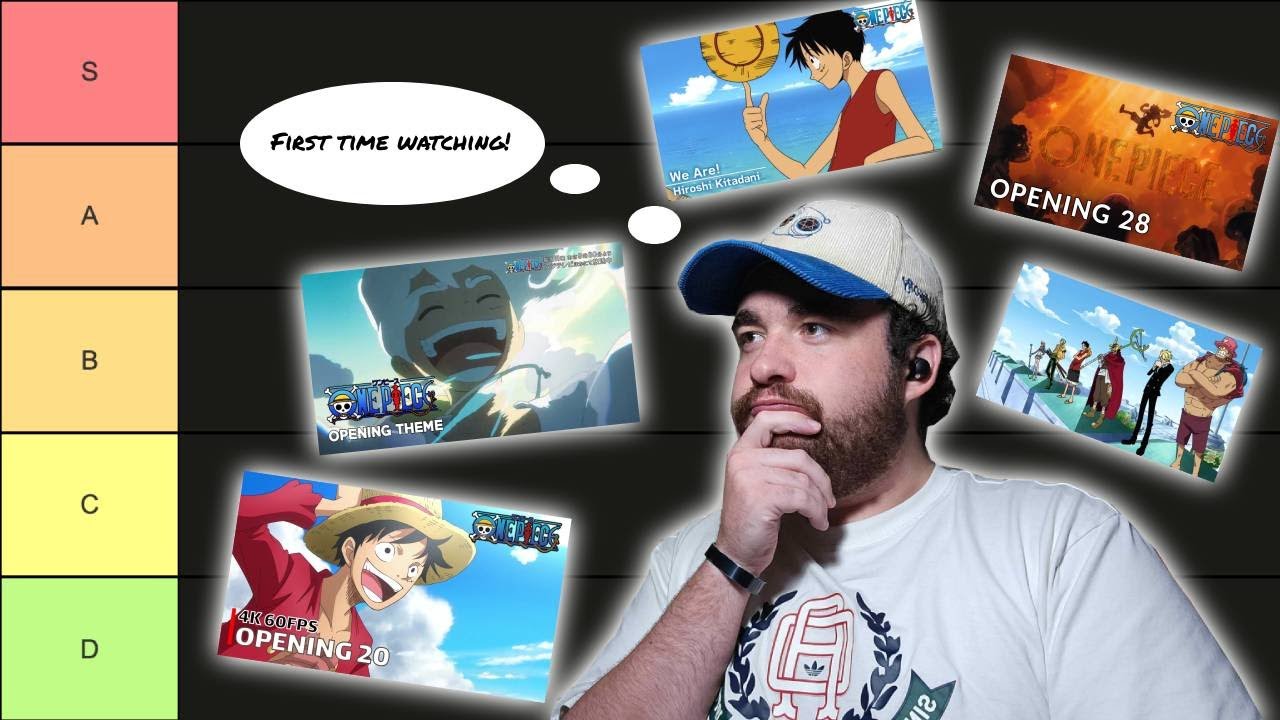 Watching EVERY ONE PIECE OPENING (1-28) for the first time (mostly) and ranking them