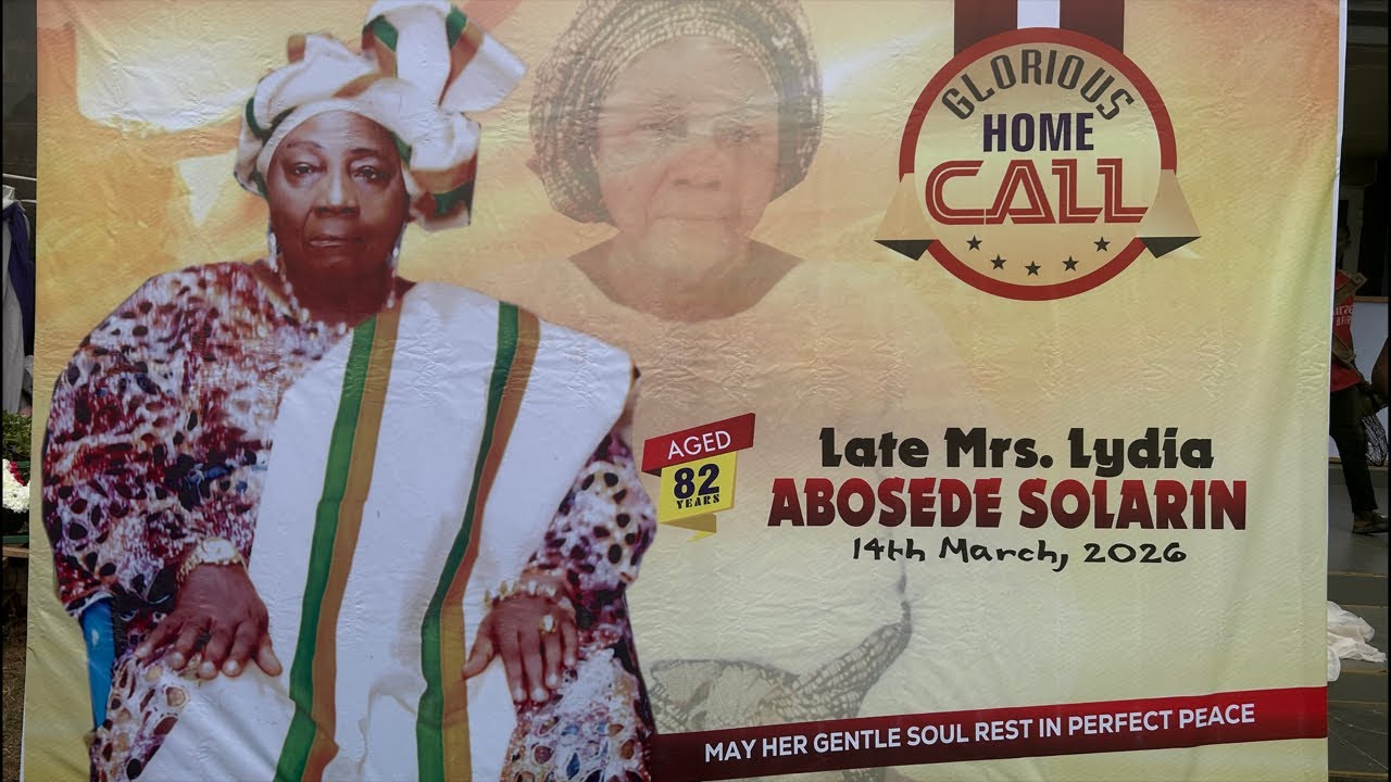 FINAL BURIAL CEREMONY OF LATE MRS. LYDIA ABOSEDE SOLARIN