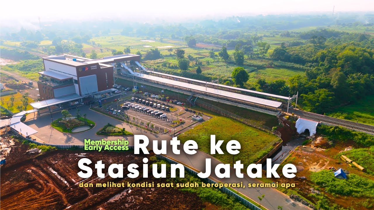ke Stasiun Jatake cuma 10 menit? emang bener ga sih?