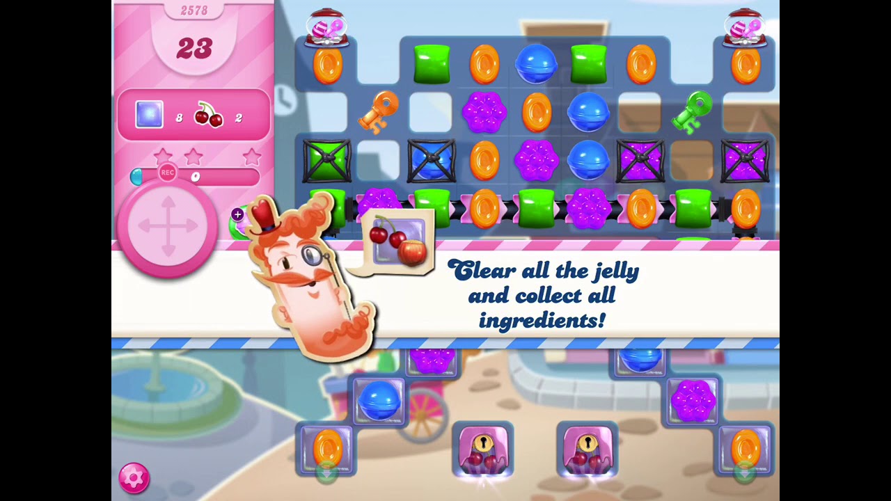 How to beat level 2578 in Candy Crush Saga!!
