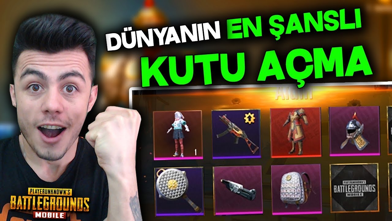 HAYATIMIN EN ŞANSLI KUTU AÇILIMI HERŞEYİ ÇIKARTTIM - PUBG Mobile