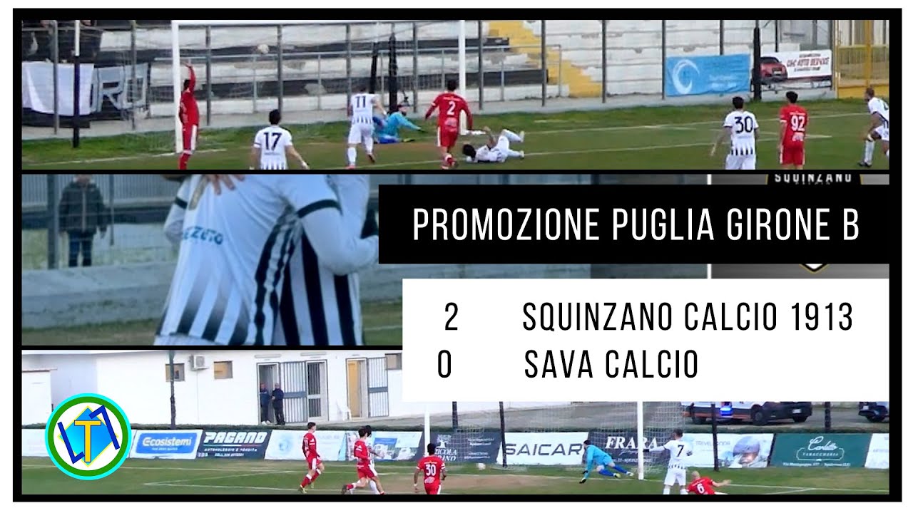 SPAZIO BIANCONERO a cura di Beppe Longo e Paolo Andriani     SQUINZANO CALCIO 1913-SAVA CALCIO 2 a 0