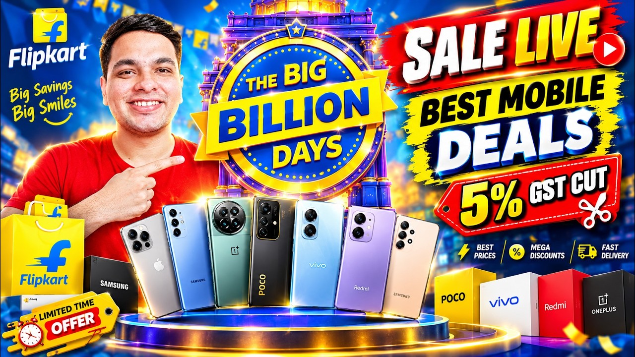 SALE LIVE 🔥 Flipkart Big Billion Days 2026 Best Smartphone Deals | Flipkart BBD SALE 2026 Best Deals