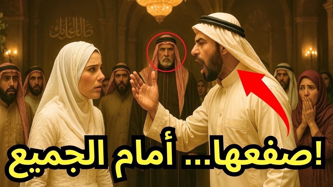 صفع عروسه أمام الجميع... وما إن دخل والدها القاعة حتى انهار باكيًا!