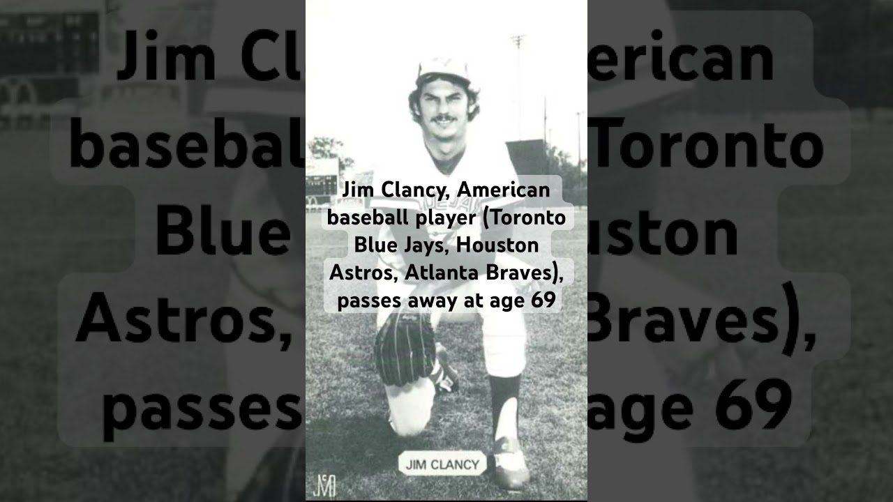 Jim Clancy, American baseball player, passes away at 69 #death #mlbb #mlb #baseball #pitcher #rip