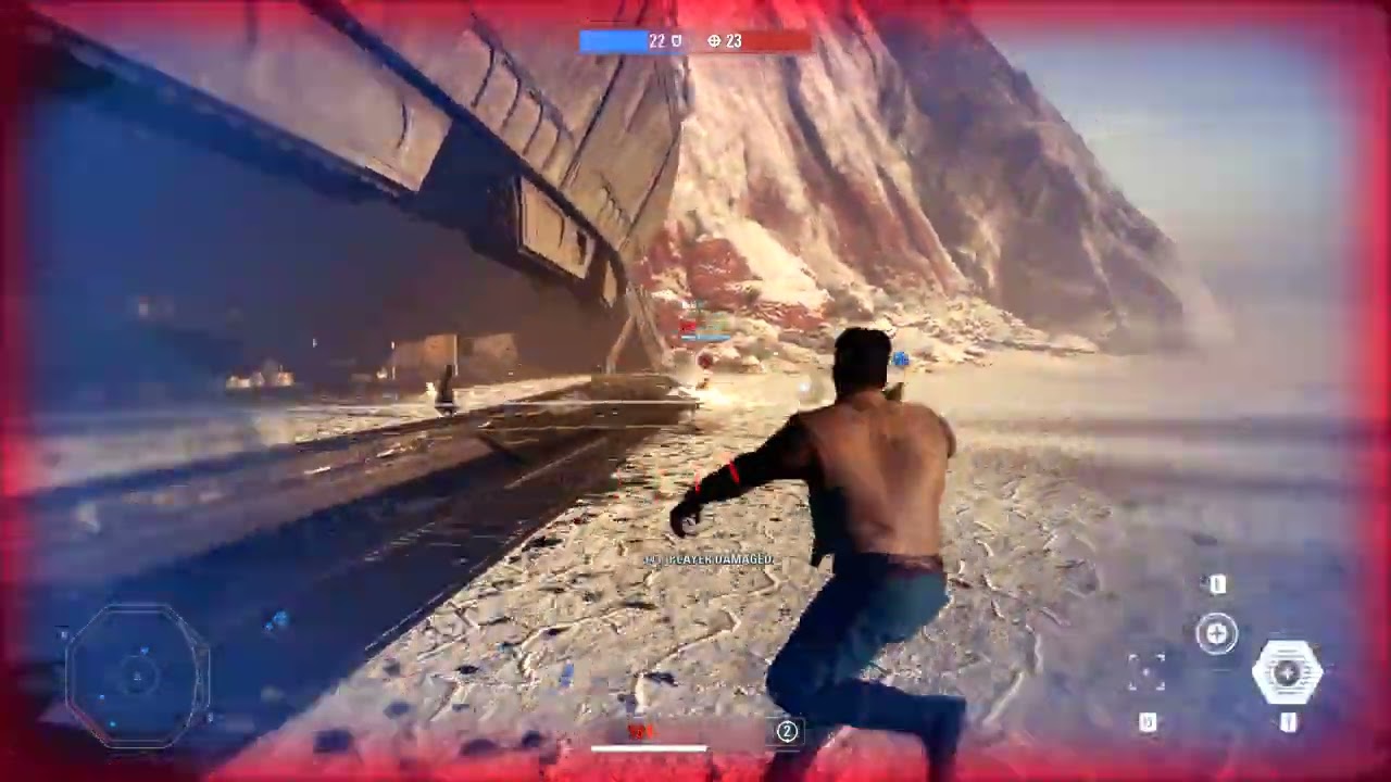 Finn helps in a close fight in HVV | Battlefront 2