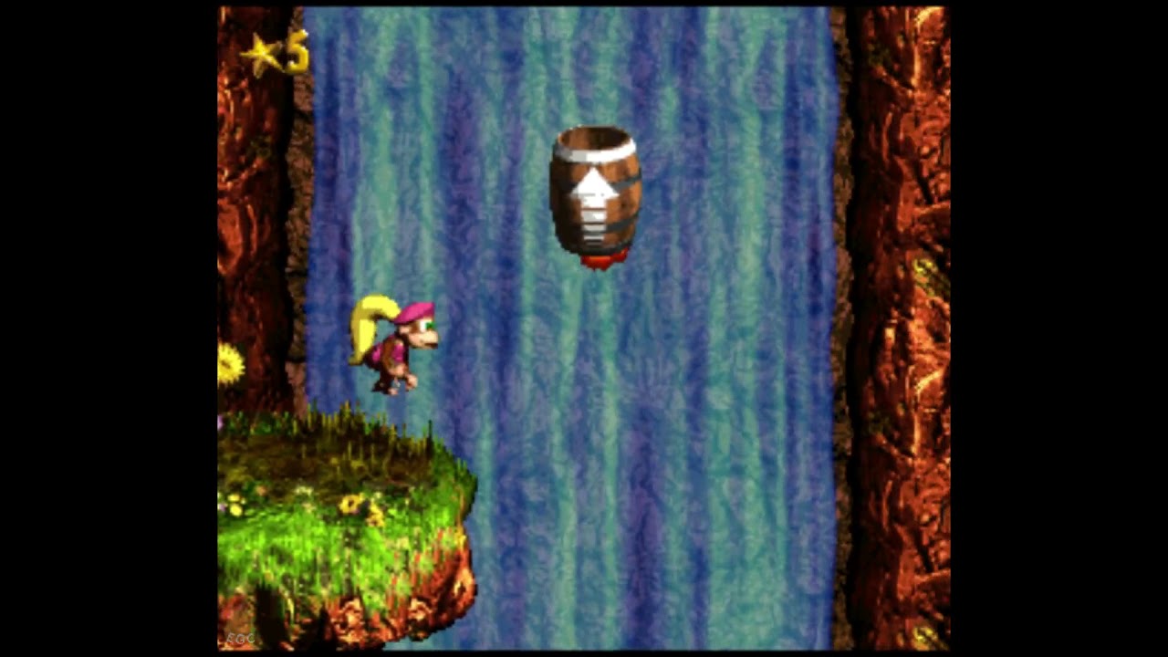 Rocket Barrel Ride (103%) - Donkey Kong Country 3: Dixie Kong's Double Trouble! 103% Walkthrough