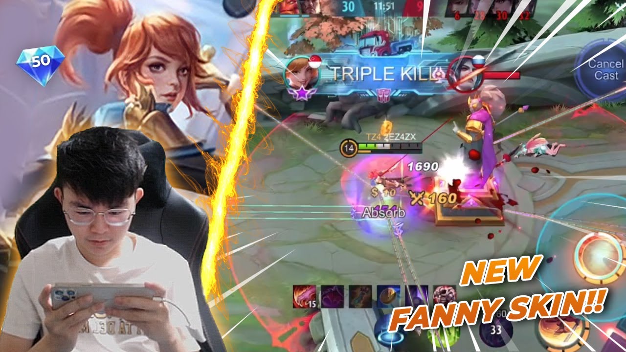 SKIN BARU FANNY CUMA 50 DIAMOND KAYAK SKIN EPIC ATAU KAYAK GA PAKE SKIN?