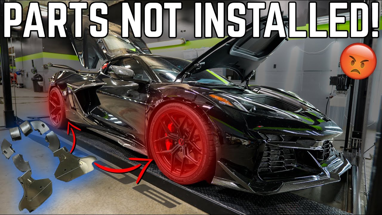Dealership DIDN'T Install THIS! Make sure YOU DO! C8 Corvette Z06 Brake COOLING Ducts! TRACK PREP!