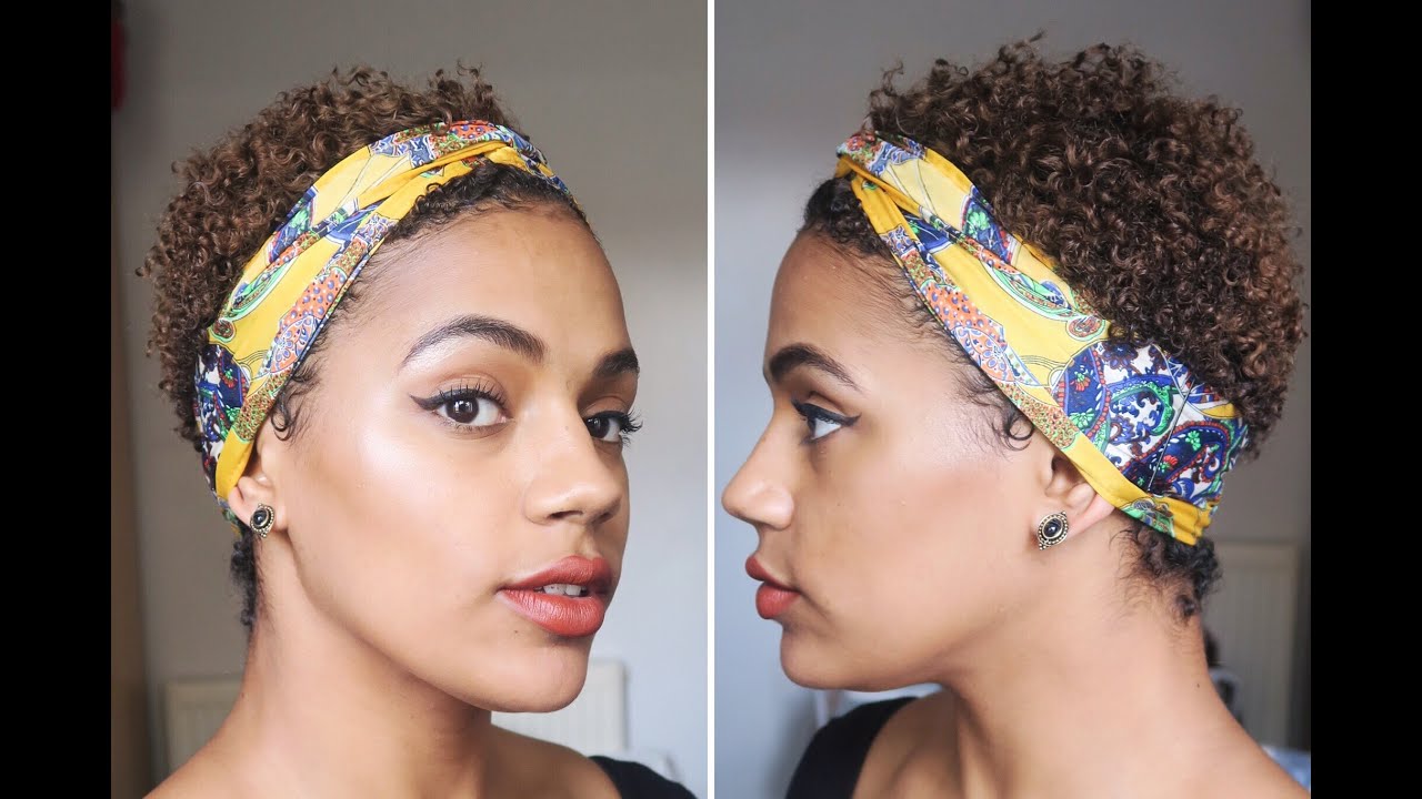 Easy Headband Tutorial on 'Awkward Length' Hair
