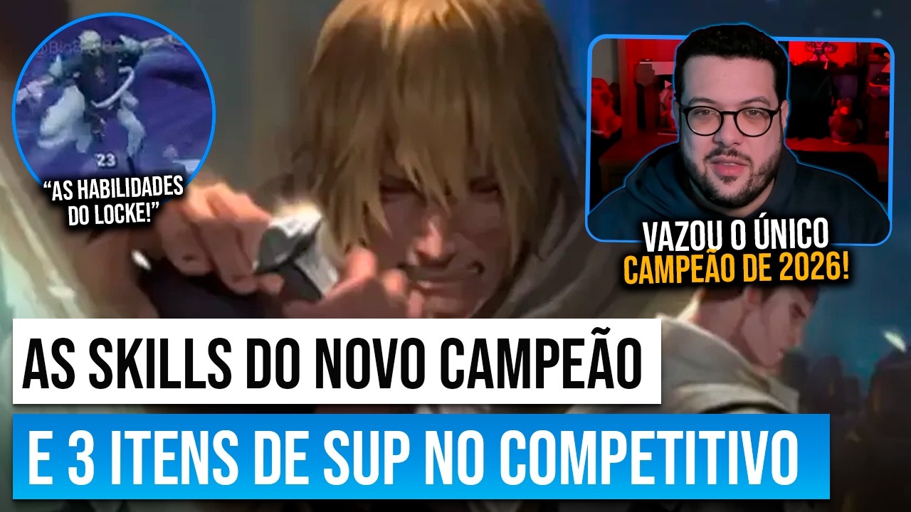Vazaram as SKILLS do LOCKE + 3 ITENS de Suporte no competitivo