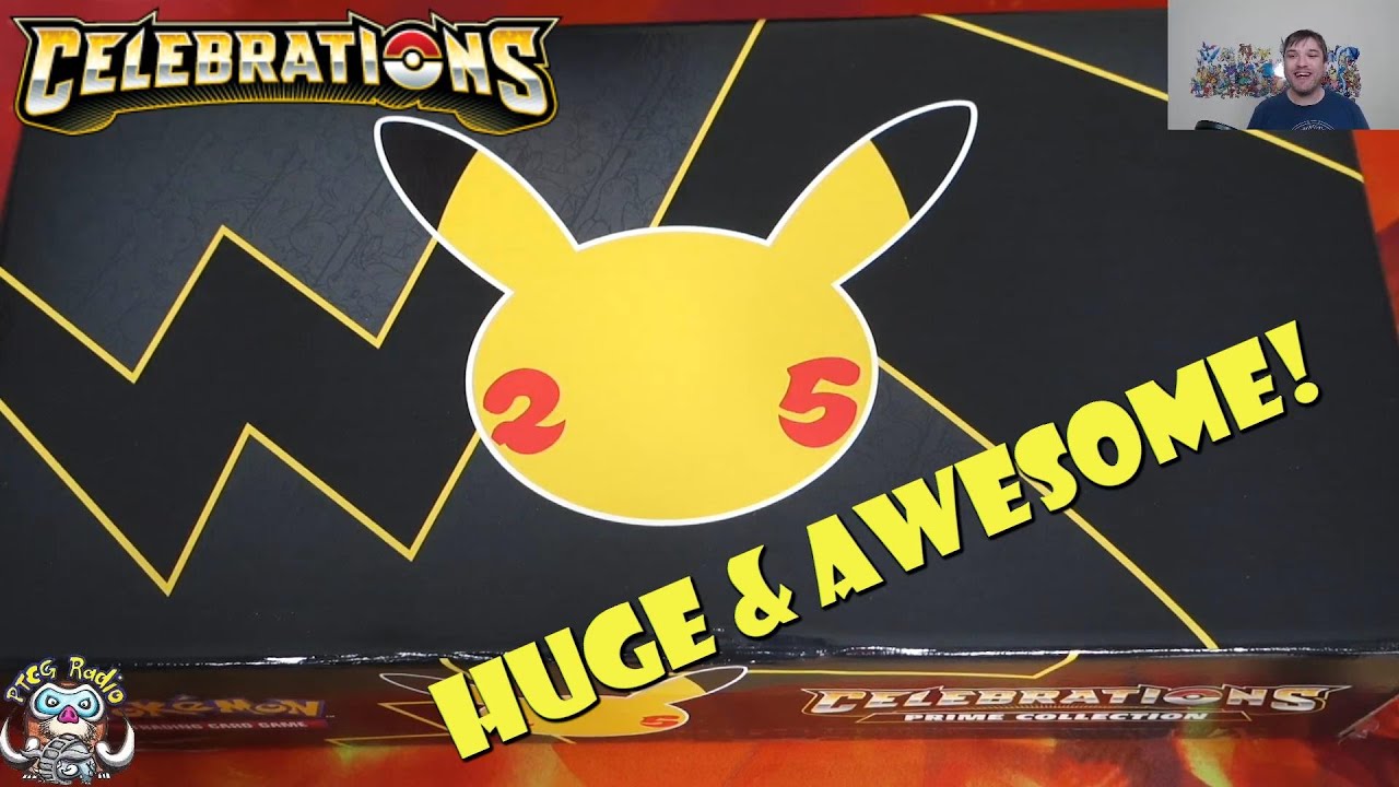 Celebrations Prime Collection is HUGE... & Awesome! Pokémon TCG Celebrations Opening!