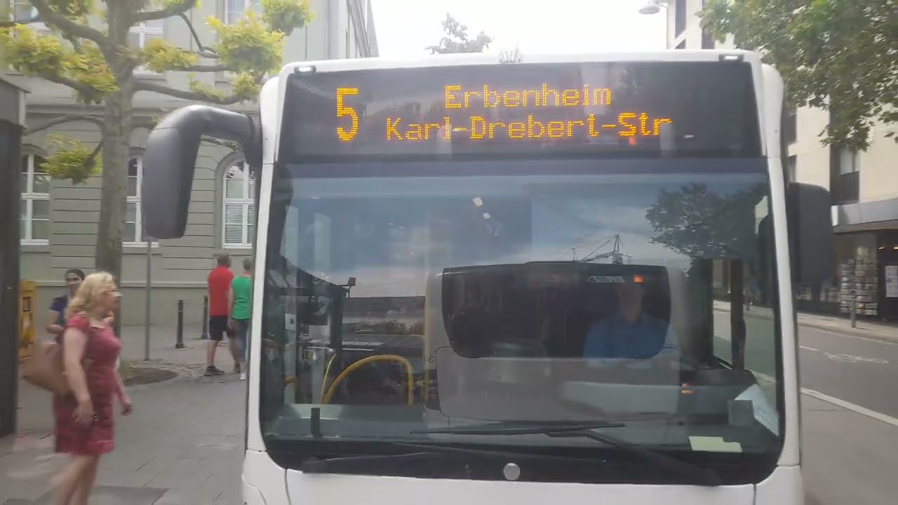 ESWE Verkehr Linie 4 mitfahrt im MB Citaro Faclift G O530