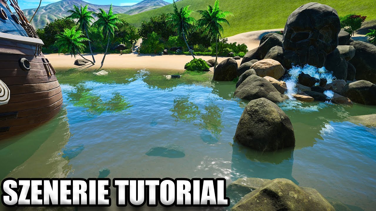 Wie baut man schöne Szenerie? - Planet Coaster Tutorial  #2 -  Deutsch