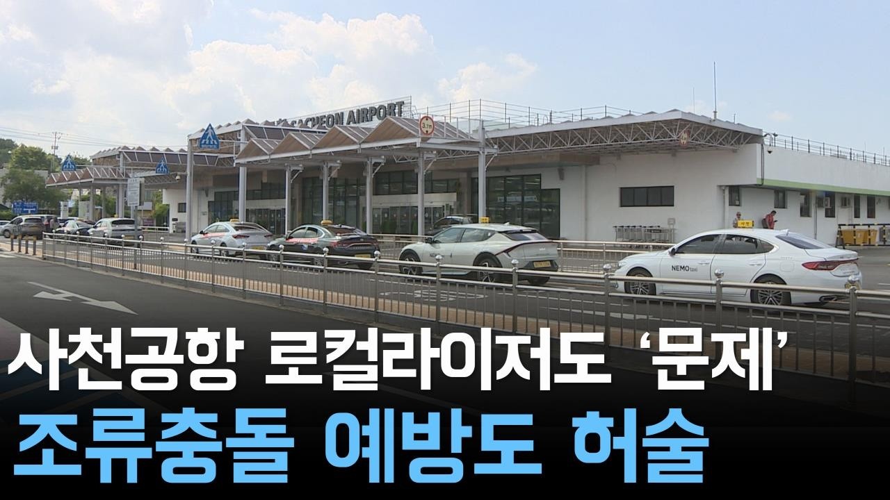사천공항 로컬라이저도 '문제' 조류충돌 예방도 허술