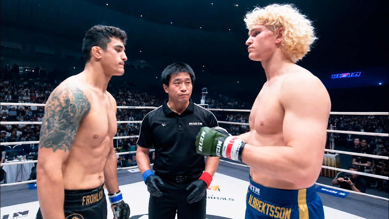 Christiano Frohlich (Brazil) vs Karl Albrektsson (Sweden) | MMA fight, HD