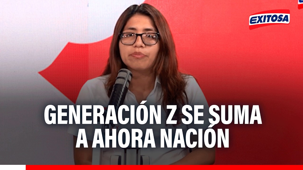 🔴🔵 Generación Z se sumó al partido Ahora Nación: 