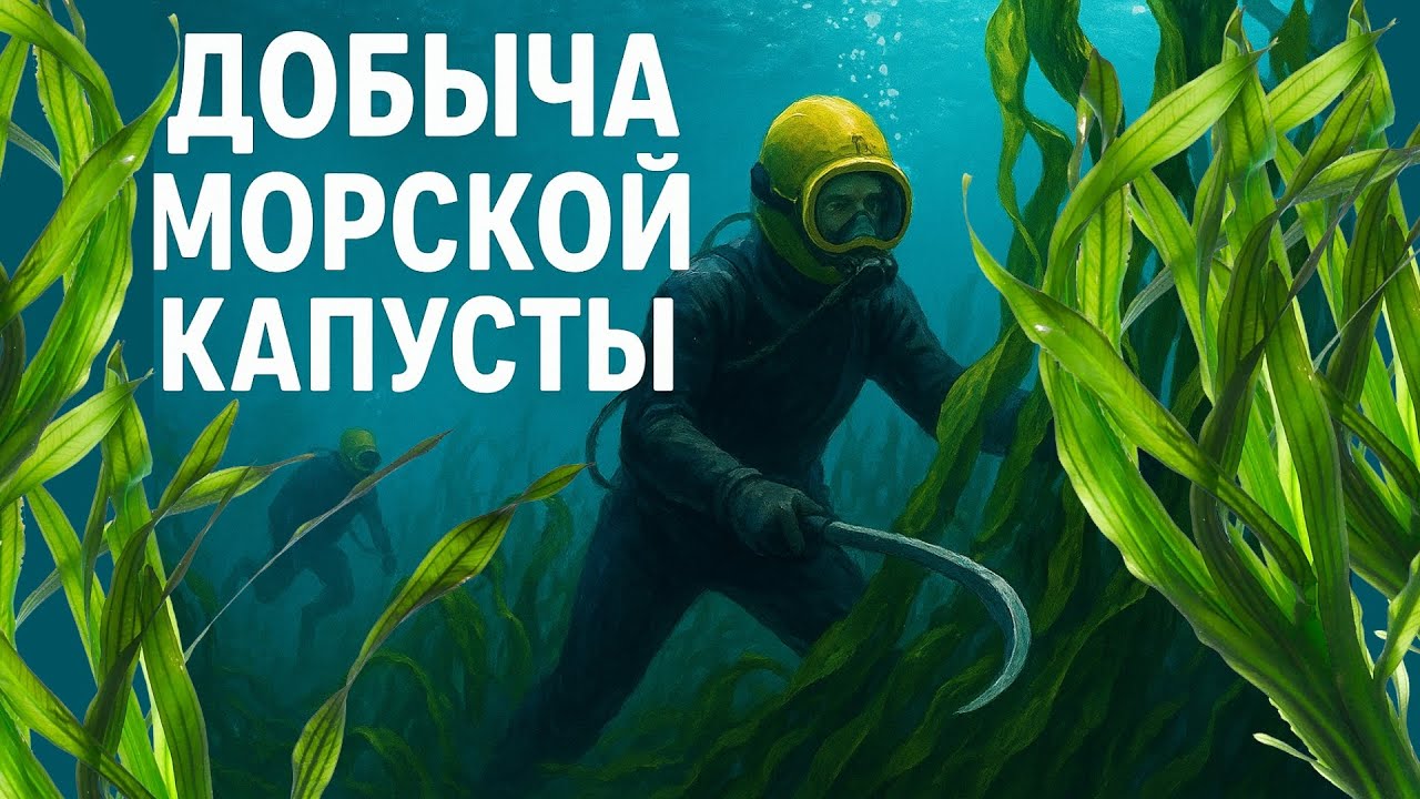 Морская капуста Как добывают водолазы