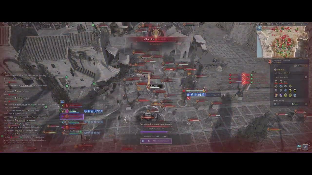Throne and Liberty Siege - Gomdol (Ivory) - Gladiator - 185 Kills - 2/15/26