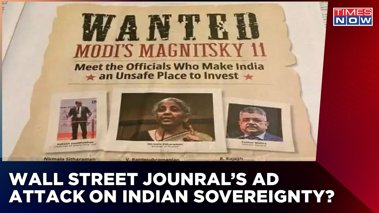 Wall Street Journal's Anti-India Ad Is Attack On India's Sovereignty? Here's What Experts Think