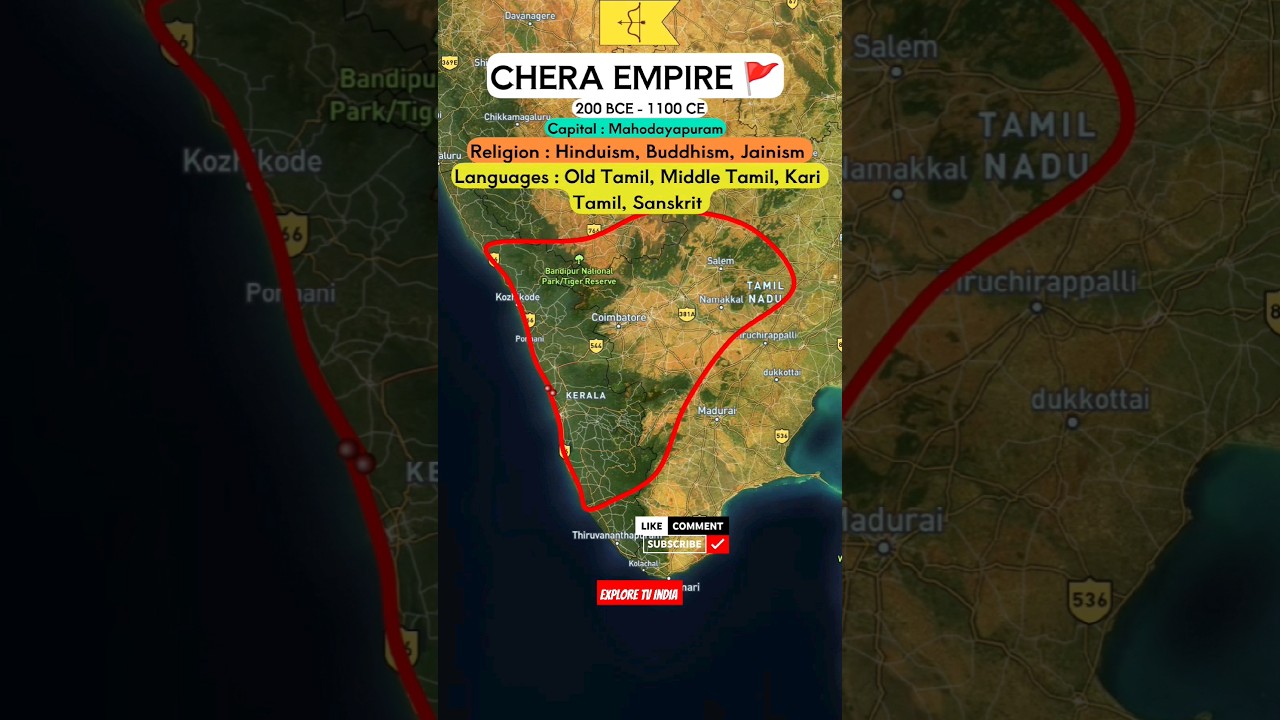 CHERA DYNASTY 🚩 #youtubeshorts #chera #tamil
