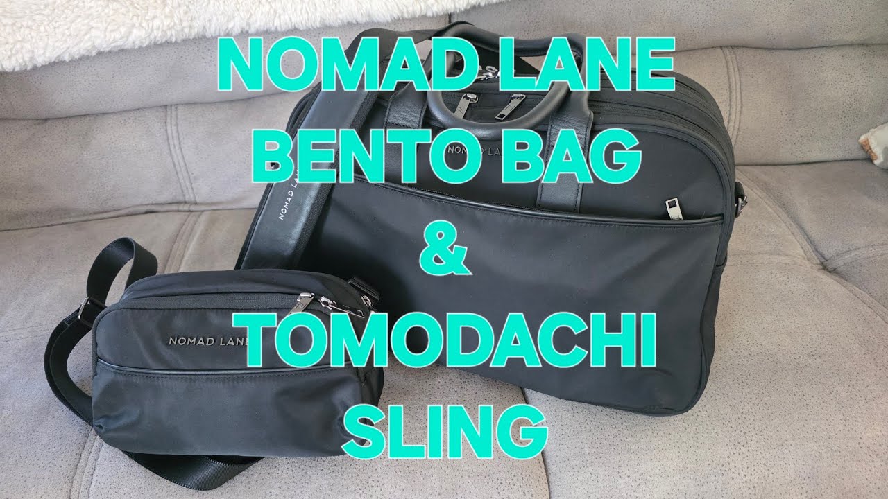 Nomad Lane Bento Bag & Tomodachi Sling- What Can it Really Hold? #bentobag #tomodachisling 