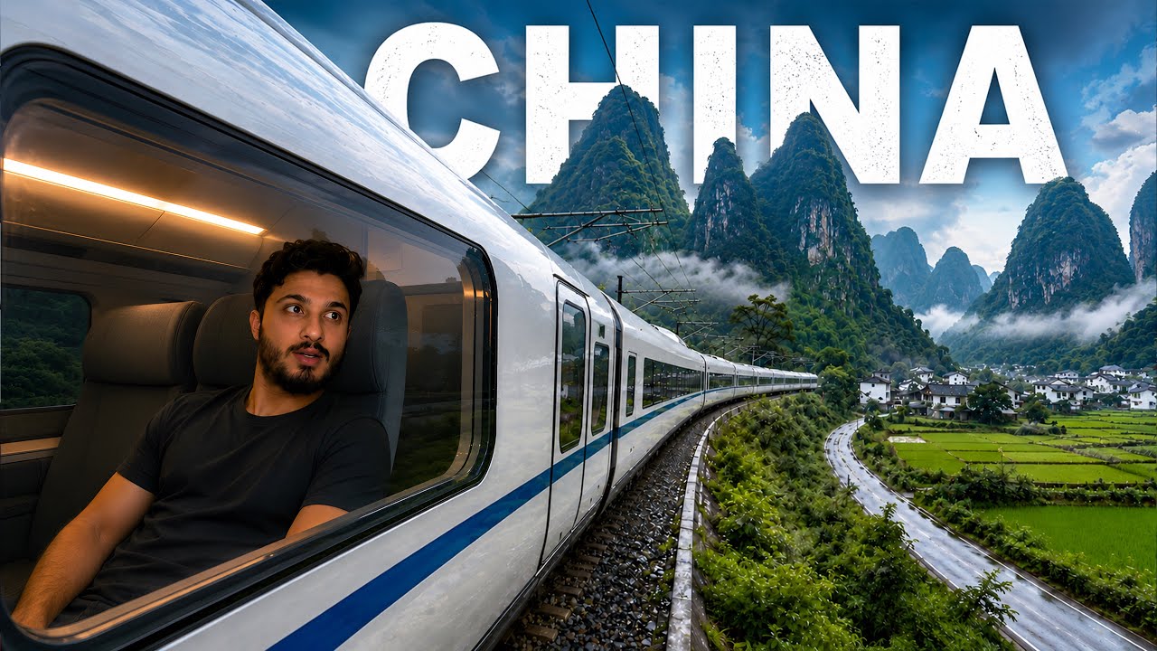 I Took a Random Train & Got Lost in Chinese Village 🇨🇳