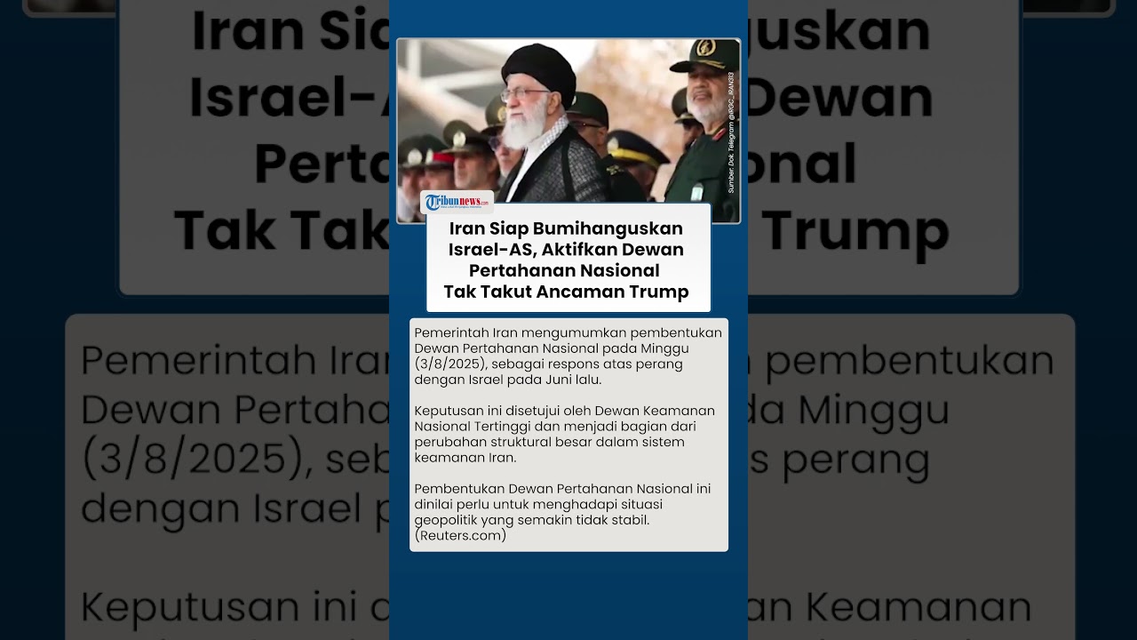 Teheran Siaga Perang Total Lawan Israel-AS! Dewan Pertahanan Aktif, Senjata dan Pasukan Dikerahkan