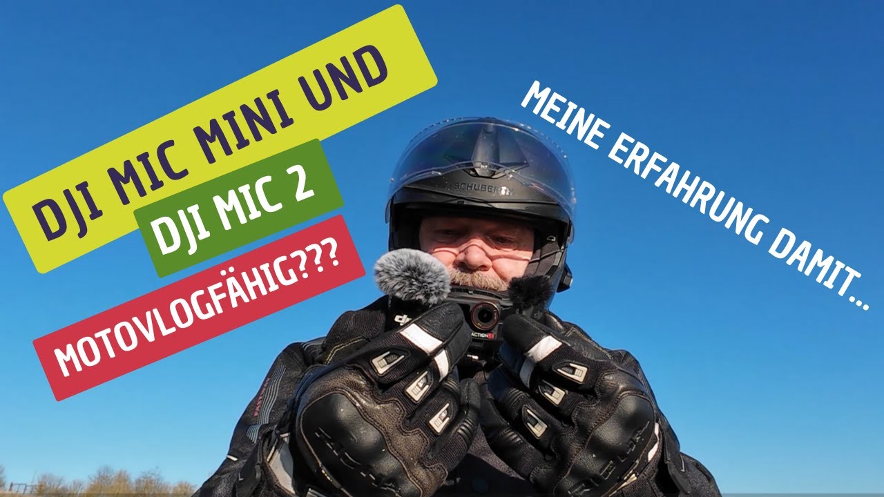 DJI MIC Mini und DJI MIC2 Motovlogtauglich? #bmwr1200gs #dji
