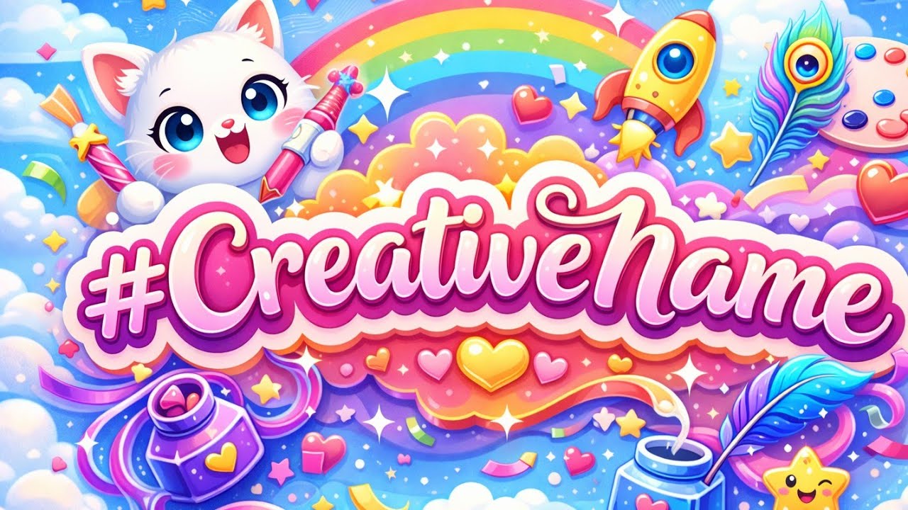 Aaj Banege Sabse Cute Creative Names Live 💖#Har naam kospecial love ke sath design kiya ja raha hai✨