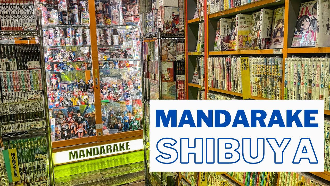 🤩 Let's Visit The MANDARAKE Shop in SHIBUYA, Tokyo | Walk From Shibuya Crossing & Anime Shopping