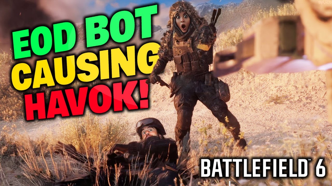 BF6 EOD BOT терроризирует всех на карте Блэквелл-Филдс