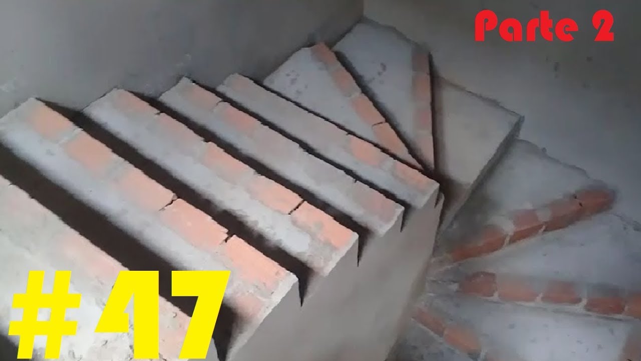 #47- Escada | Como fazer degraus com tijolos (parte 2)