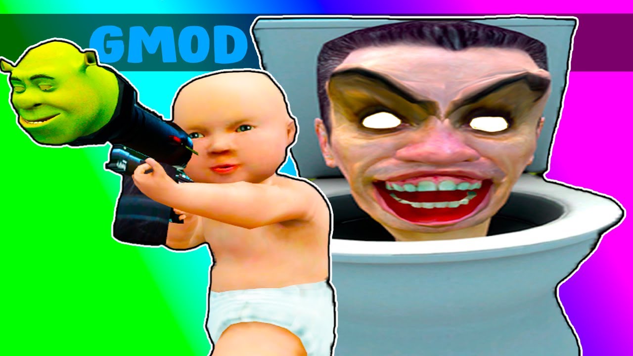 10 MANERAS PARA GANARLE A LOS SKIBIDI TOILETS en garry's mod gmod