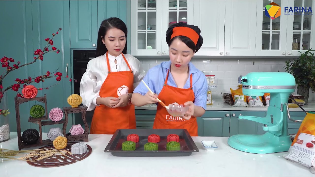 Làm Bánh Trung Thu Nhân Nhuyễn - Khóa học làm bánh trung thu Farina