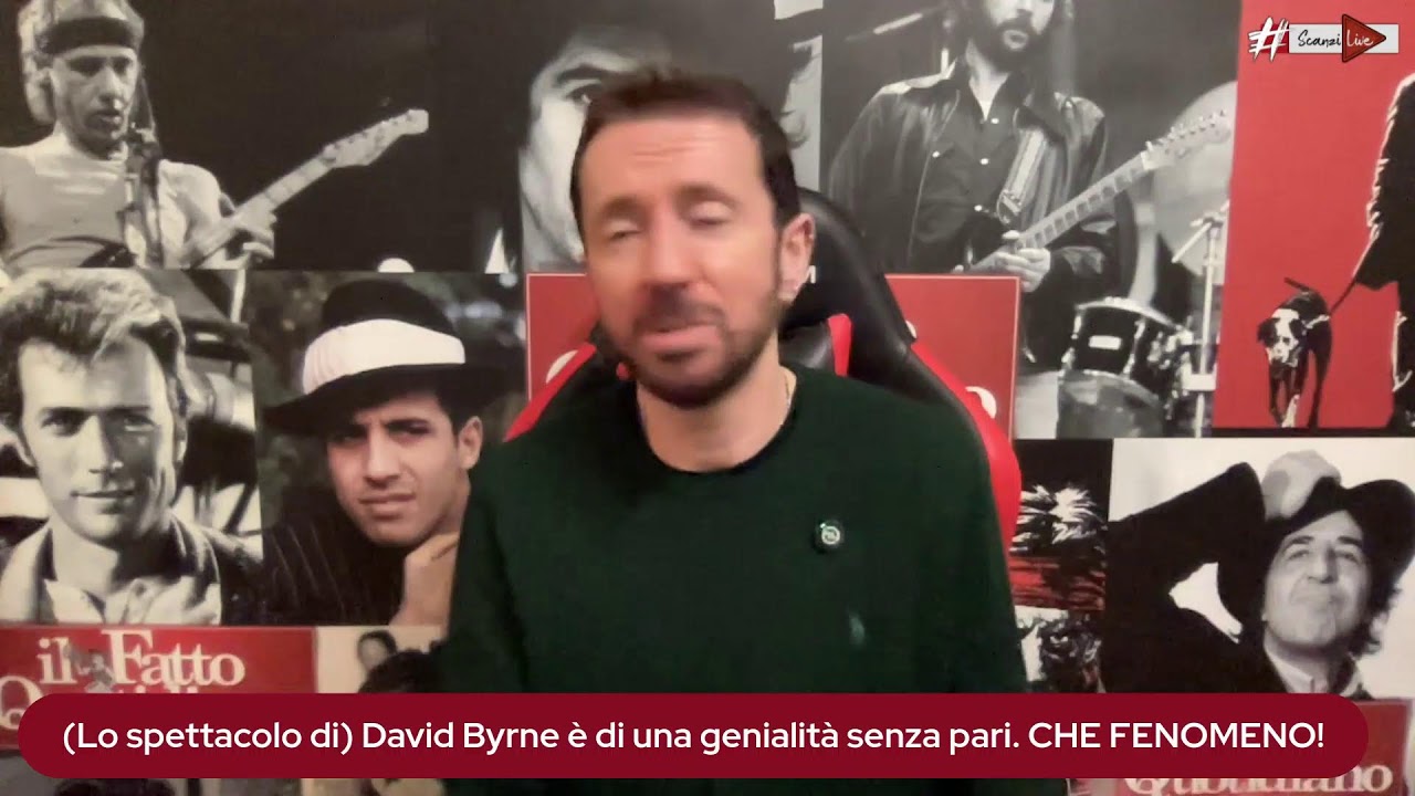 (Lo spettacolo di) David Byrne è di una genialità senza pari. CHE FENOMENO!