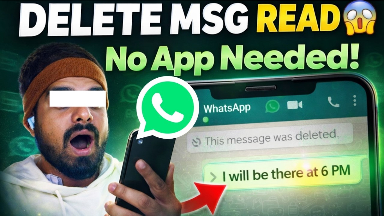 WhatsApp Deleted Messages Kaise Padhe? 😱 (No App Needed!) How To Recover WhatsApp Delete Message?🔥
