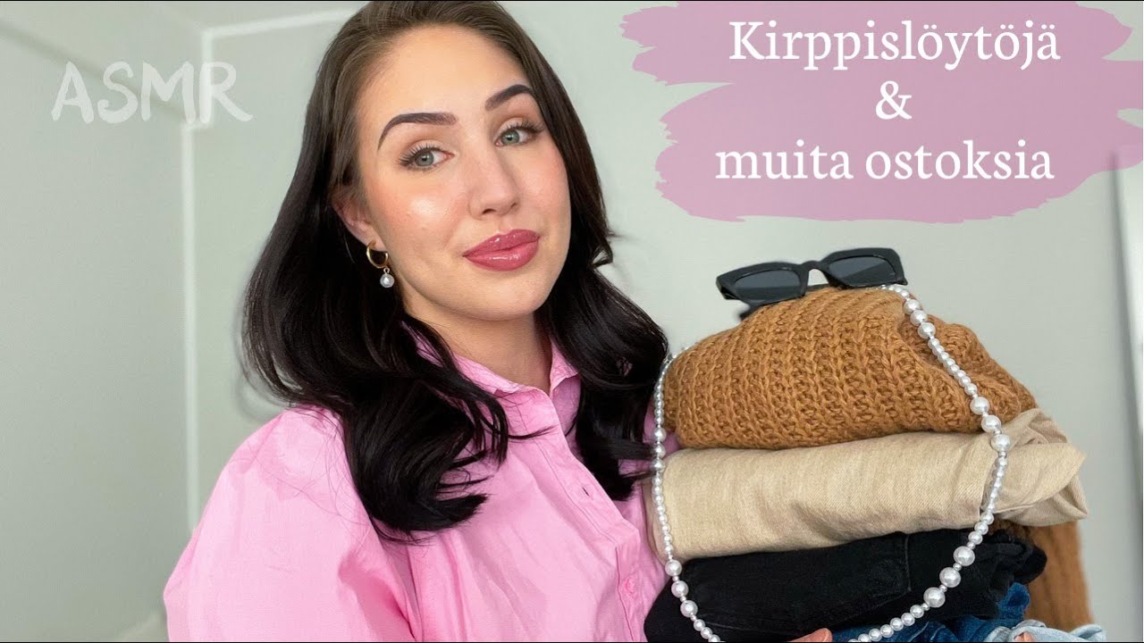 ASMR SUOMI - Kirppislöytöjä ja muita ostoksia 🛍✨