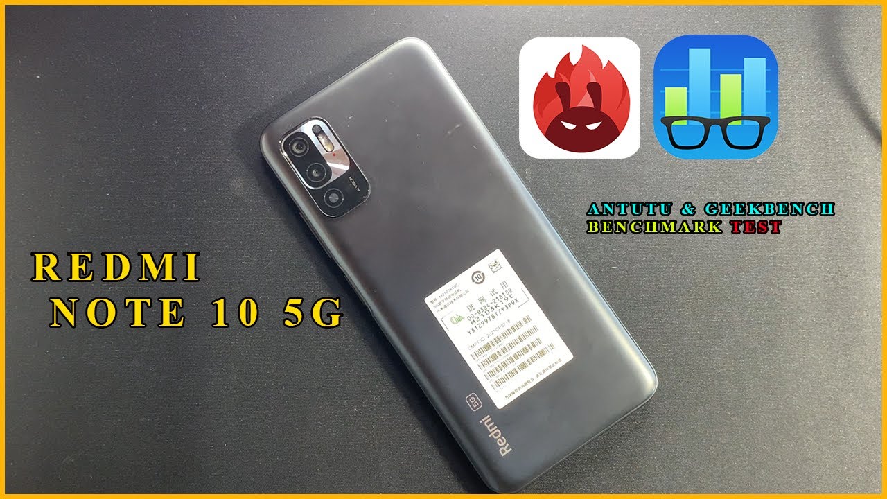redmi note 10 5G AnTuTu & Geekbench Benchmark Test (2021)
