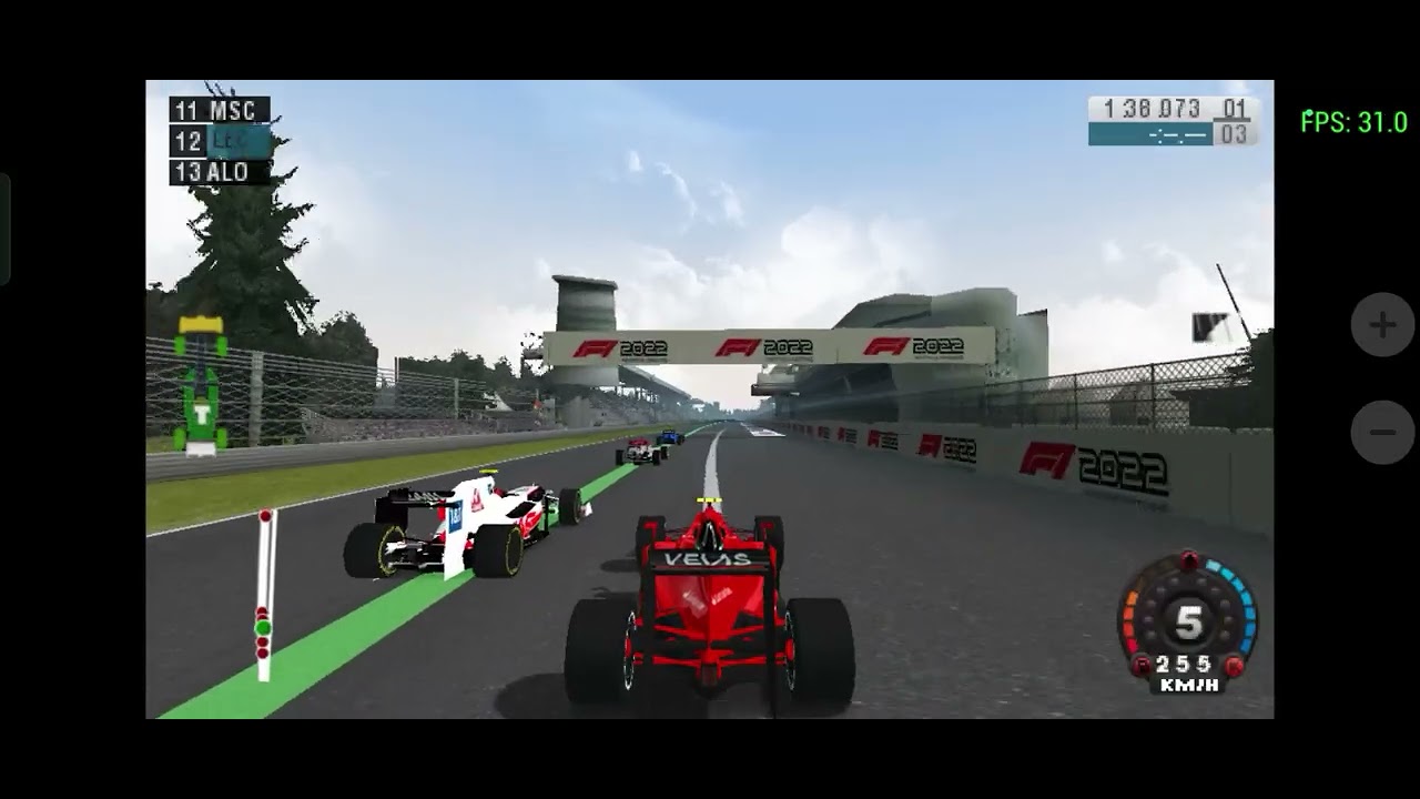 Mencoba F1 2022 game receh yg semua hp bisa di mainkan