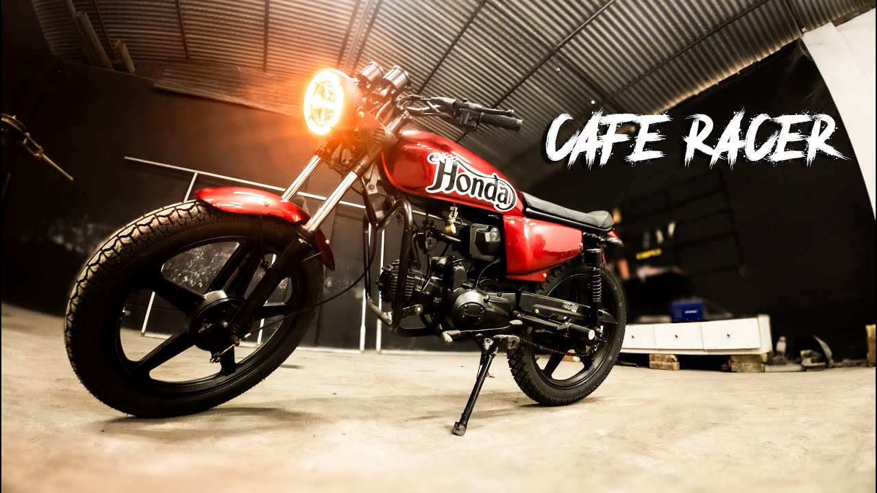 Zongshen 100cc bike modified to cafe racer style 