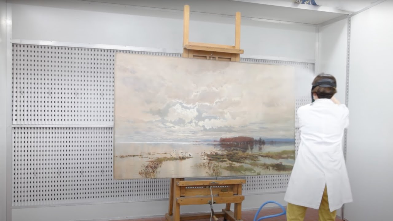 The conservation of 'The flood in the Darling 1890'