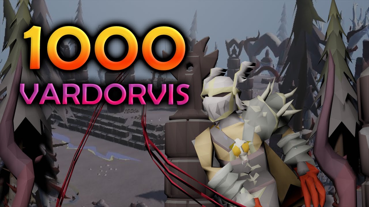 I Killed Vardorvis 1000 Times And This Is What I Got...