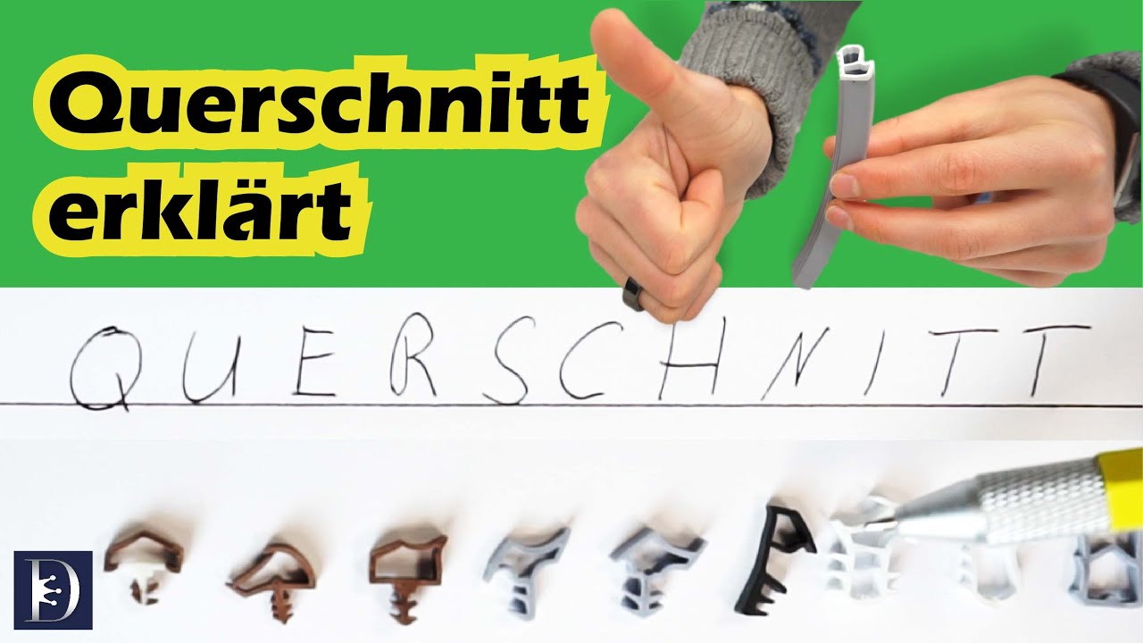 Querschnitt einer Dichtung erkl&auml;rt: das solltest du wissen