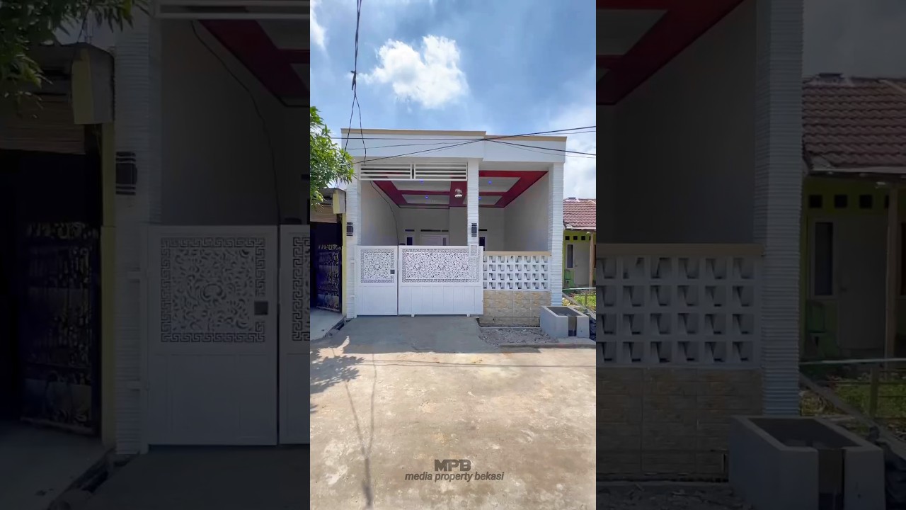 Dijual Rumah minimalis modern dibangun dari 0 dengan tipe 60/80 surat SHM lokasi tambun selatan
