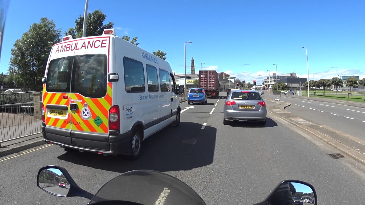 49 Scottish Highlands Motorcycle Trip -  Bishopton (M8) to Greenock (A78 & A8 Dalrymple Street)